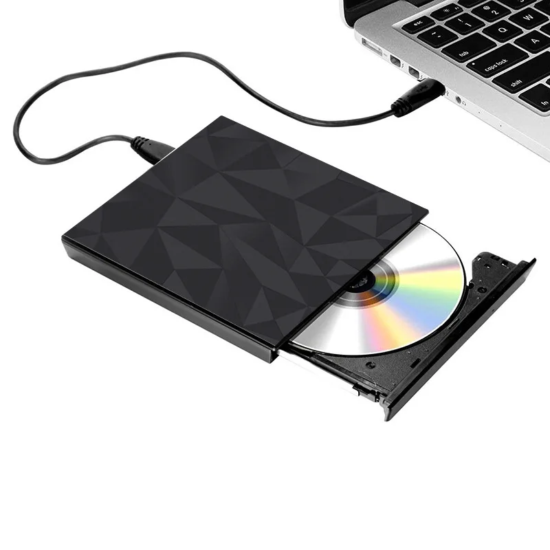 USB 3.0 &Type C DVD Drive, CD Burner Driver Drive-free High-speed Read-write Recorder, External DVD-RW Player Writer Reader images - 6
