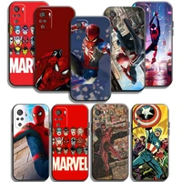 spiderman marvel phone cases for xiaomi redmi redmi note 7 8 pro 8t 2021 7 8 7 8a 8 pro cases soft tpu back cover funda