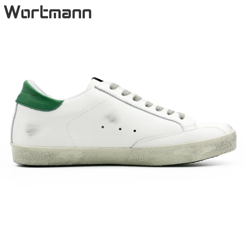 

Кожаные кроссовки Wortmann, золотистые кроссовки для повседневной носки