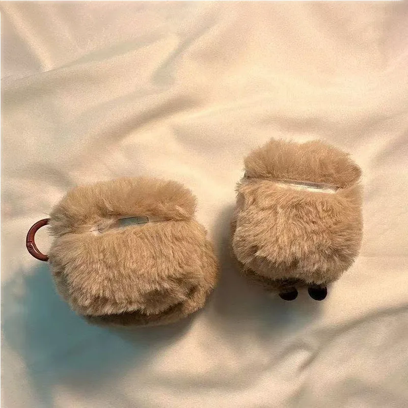 Фото Плюшевый и милый дельфин Kapibara подходит для AirPods 1, 2, 3, 4 поколения, защитный чехол для Bluetooth-наушников Apple AirPods Pro. №5