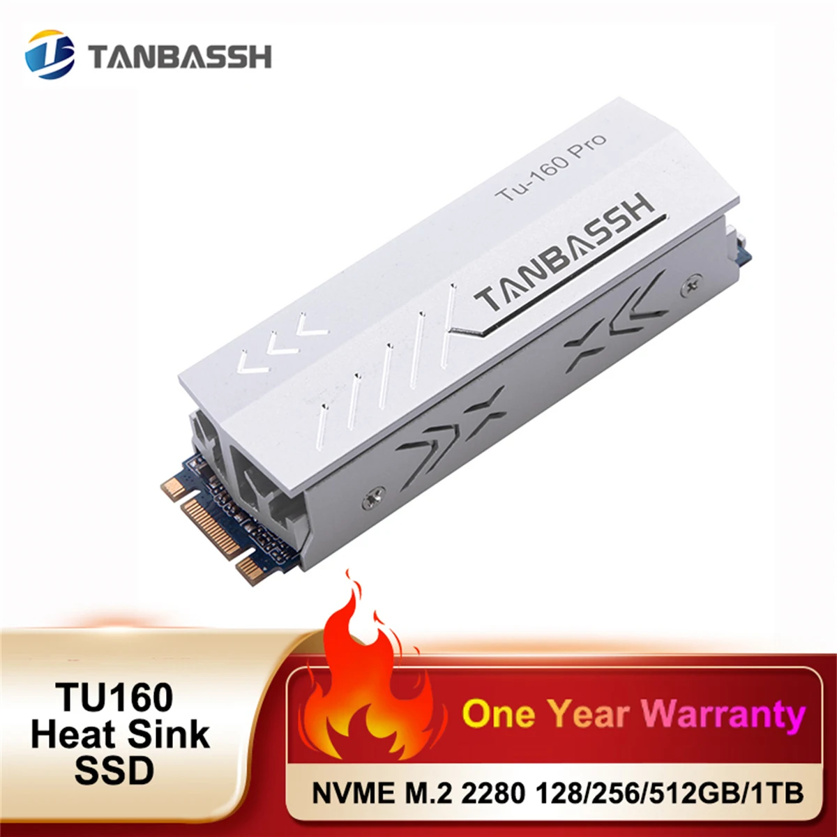 

Радиатор TANBASSH TU160 твердотельный жесткий диск NVME M.2 2280 128 ГБ 256 ГБ 512 ТБ SSD для настольного компьютера ноутбука