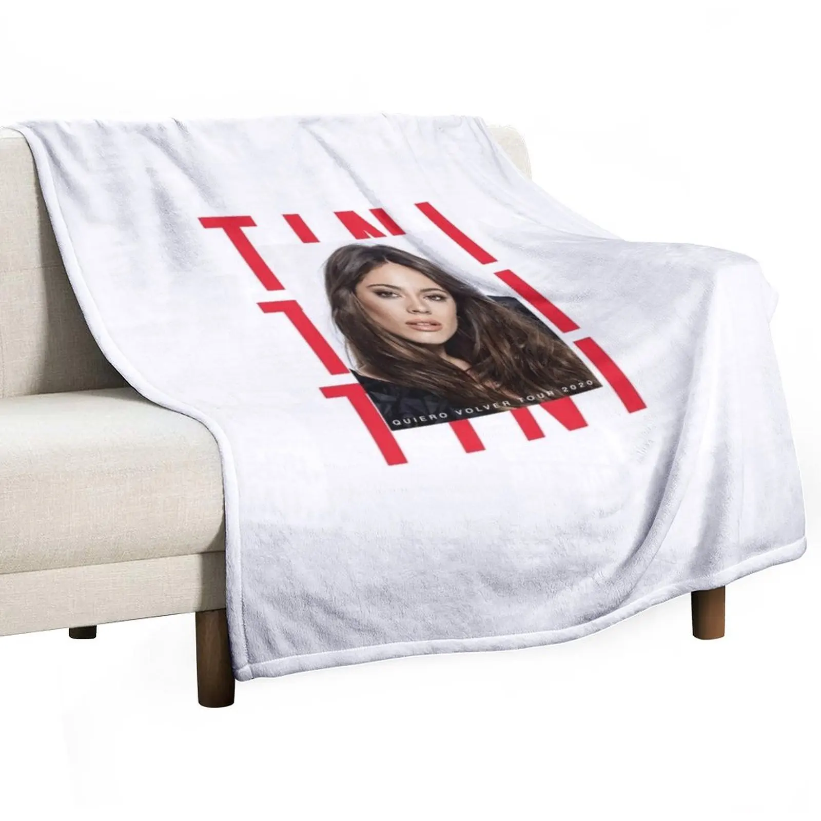 Роскошное утолщенное аниме одеяло Tini - Quiero снова Tour Merch