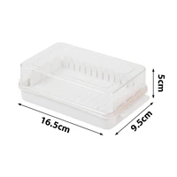 kitchen solid butter cutting storage box refrigerator with lid cheese storage case crisper baking butter knife cutter