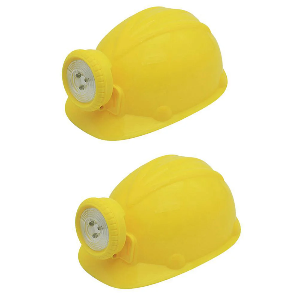 

2Pcs Simulation Miner Simulation Miner Simulation Miner Simulation Miner Simulation Miner Kids Toy Role Play Safety Toy