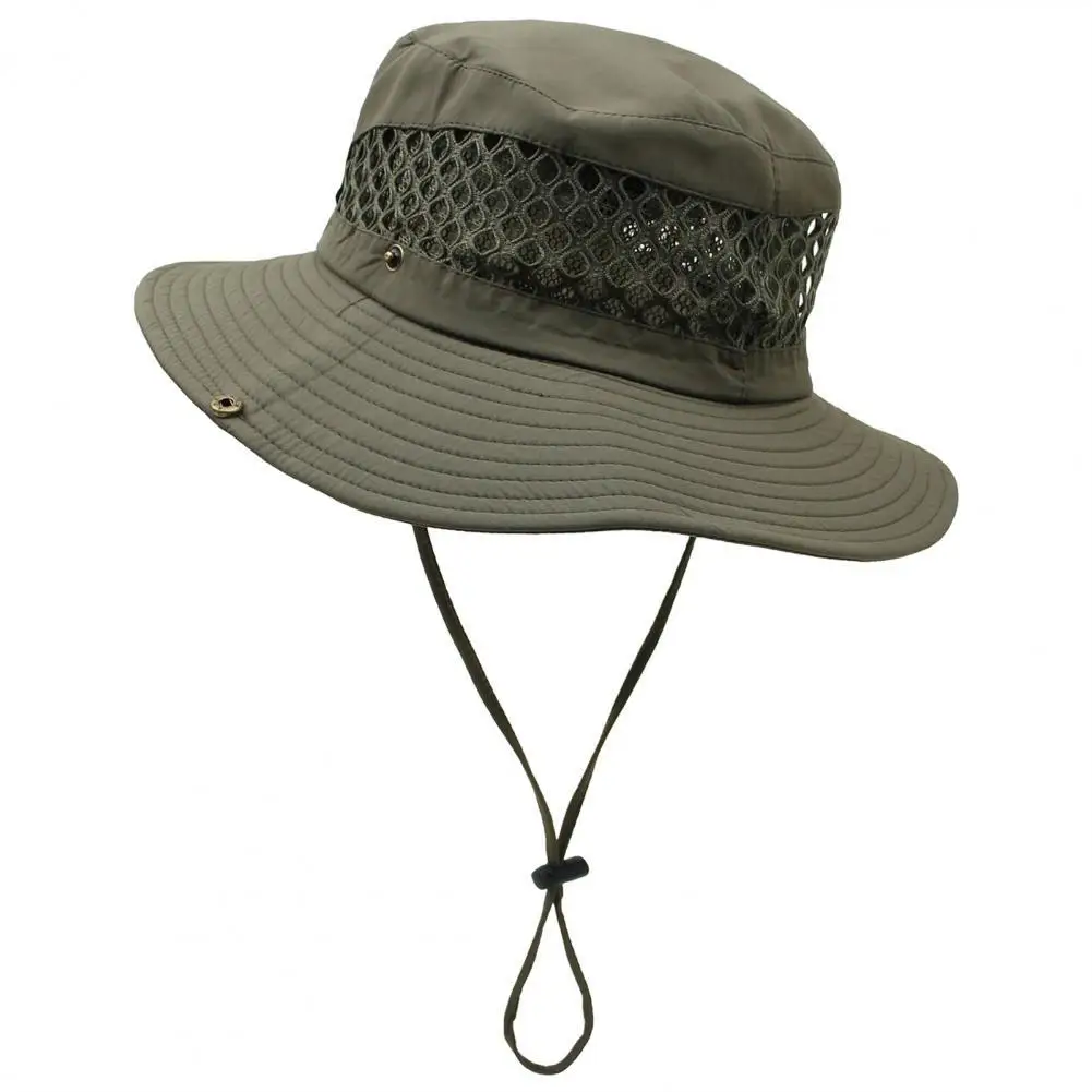 

Bucket Hat Anti-fade Multi-color Fishing Hat Sun Protection Hat with Adjustable Draw Cord Outdoor Sports Golf Bucket Cap