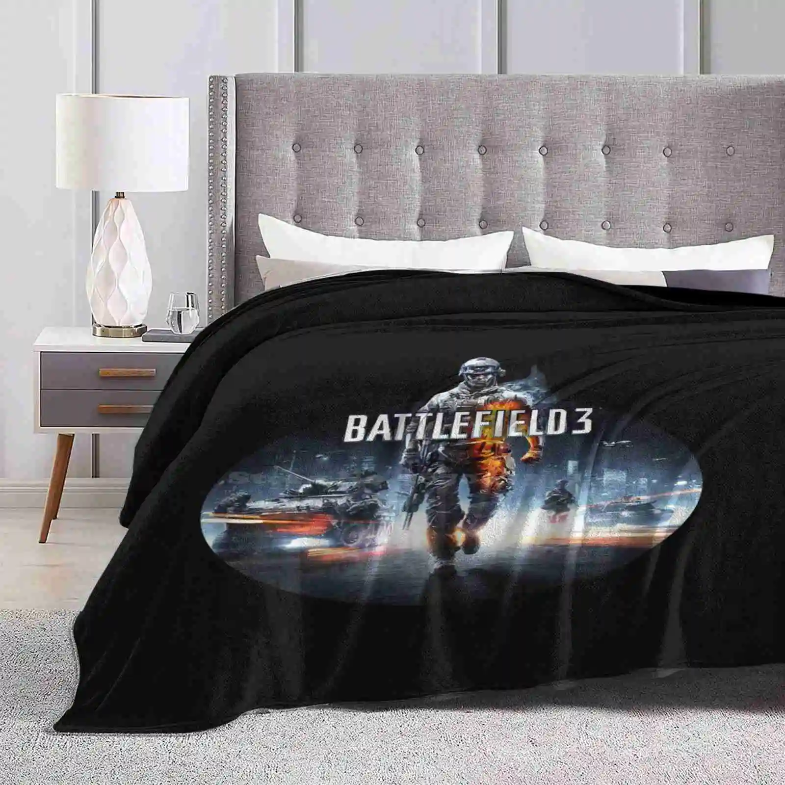 Мягкое теплое покрывало Bf3 Bf4 Bfv для шутеров Ps4 Pcgamer Guns War Bf2042