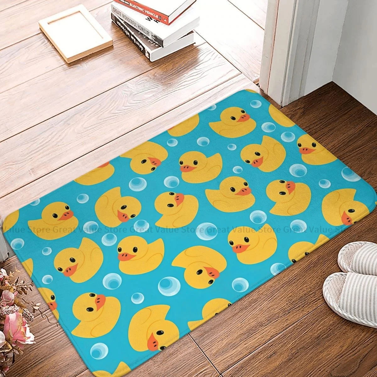 

Rubber Duck Bedroom Mat Rubber Duckies Doormat Living Room Carpet Balcony Rug Home Decoration
