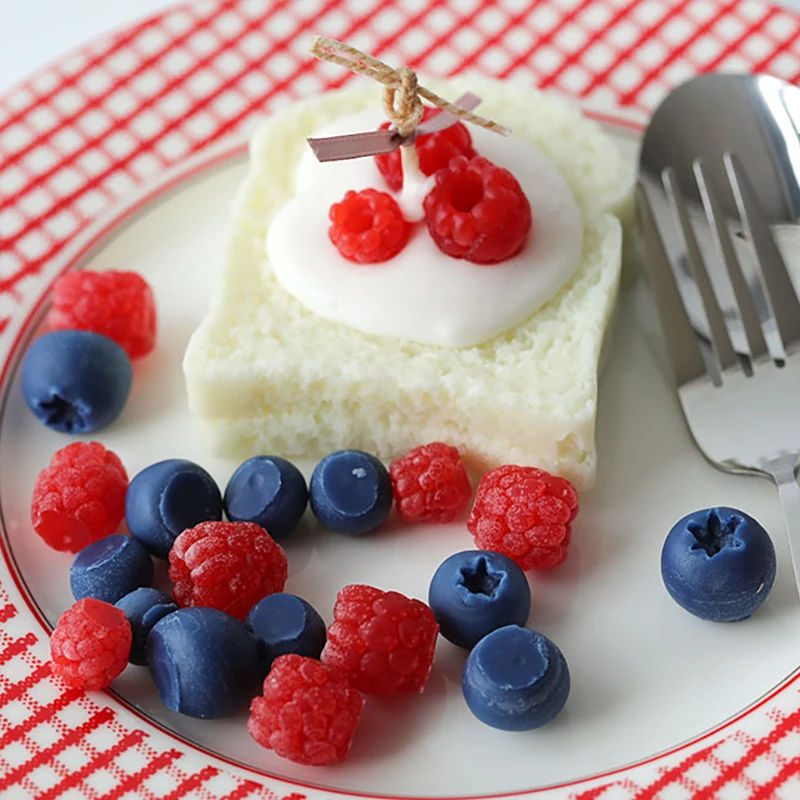 Creativily силиконовые формы для пудинга черники свечи форма мини-торта