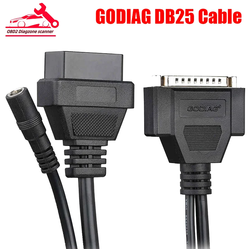 Кабель GODIAG OBD2-DB25, проекционный кабель, работает с Godiag CAS4/ CAS4 +/FEM/BDC, тестовая платформа для программирования, цветной скачок
