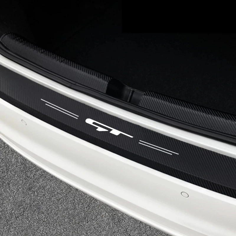 

4Pcs Carbon Fiber GT GTLINE Car Door Sill Sticker For Kia Ceed Stinger Rio Sportage Soul Picanto Stonic Morning RIOXLINE Sorento