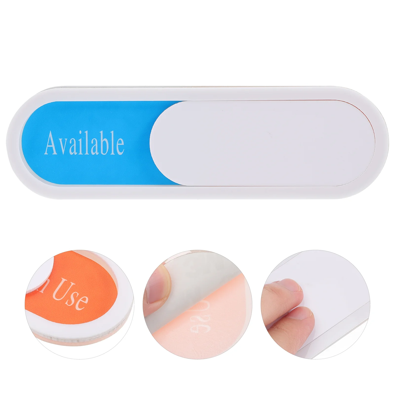 

In Use or Available Sign Vacant Occupied Slider for Home Office Hotels Restroom