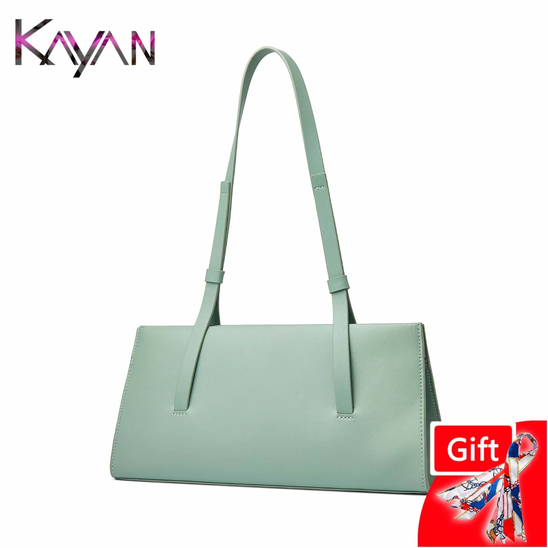 Женская квадратная сумка из воловьей кожи