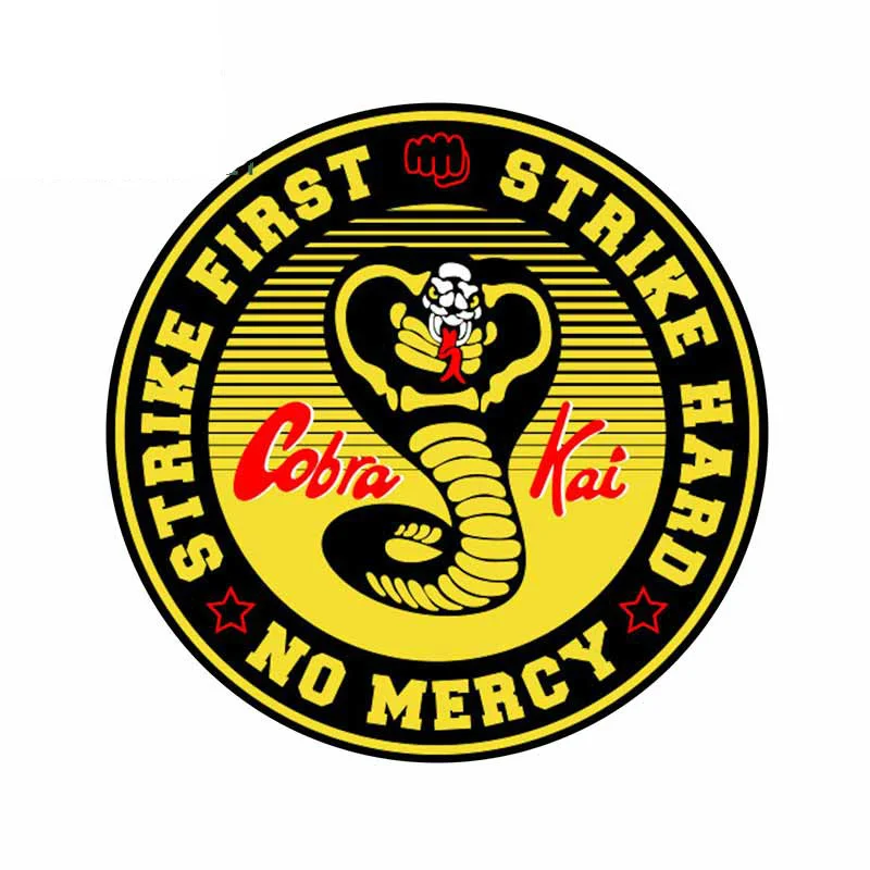 Cobra Kai круг логотип автомобильная наклейка лобовое стекло бампер мотоциклетный