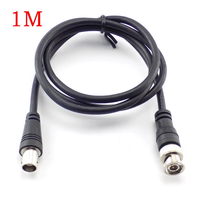 

BNC Female To Male Adapter Cable For CCTV Camera BNC Connector Extension Coaxial Line Camera Accessories 1M w1