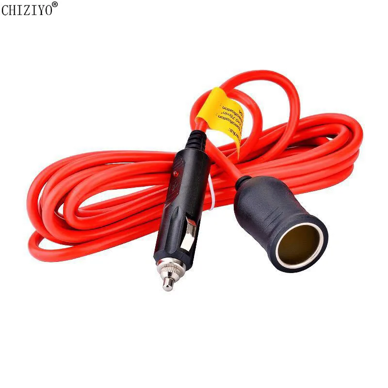 Удлинитель для автомобильного прикуривателя, 12-24 В, 10 А, 120 Вт, 3,6 м