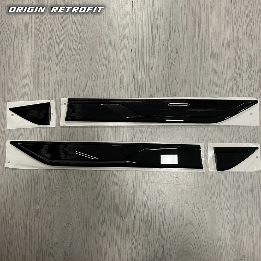 

Для VW 2024 Atlas R-Line дверная наклейка значок на крыло новая R эмблема глянцевая черная краска для пианино