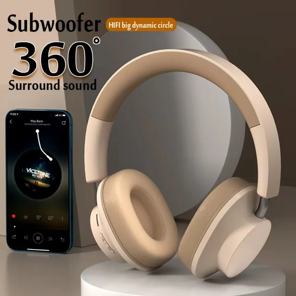 HIFI гарнитура беспроводные наушники Bluetooth стерео с тяжелыми басами игровые TF/AUX