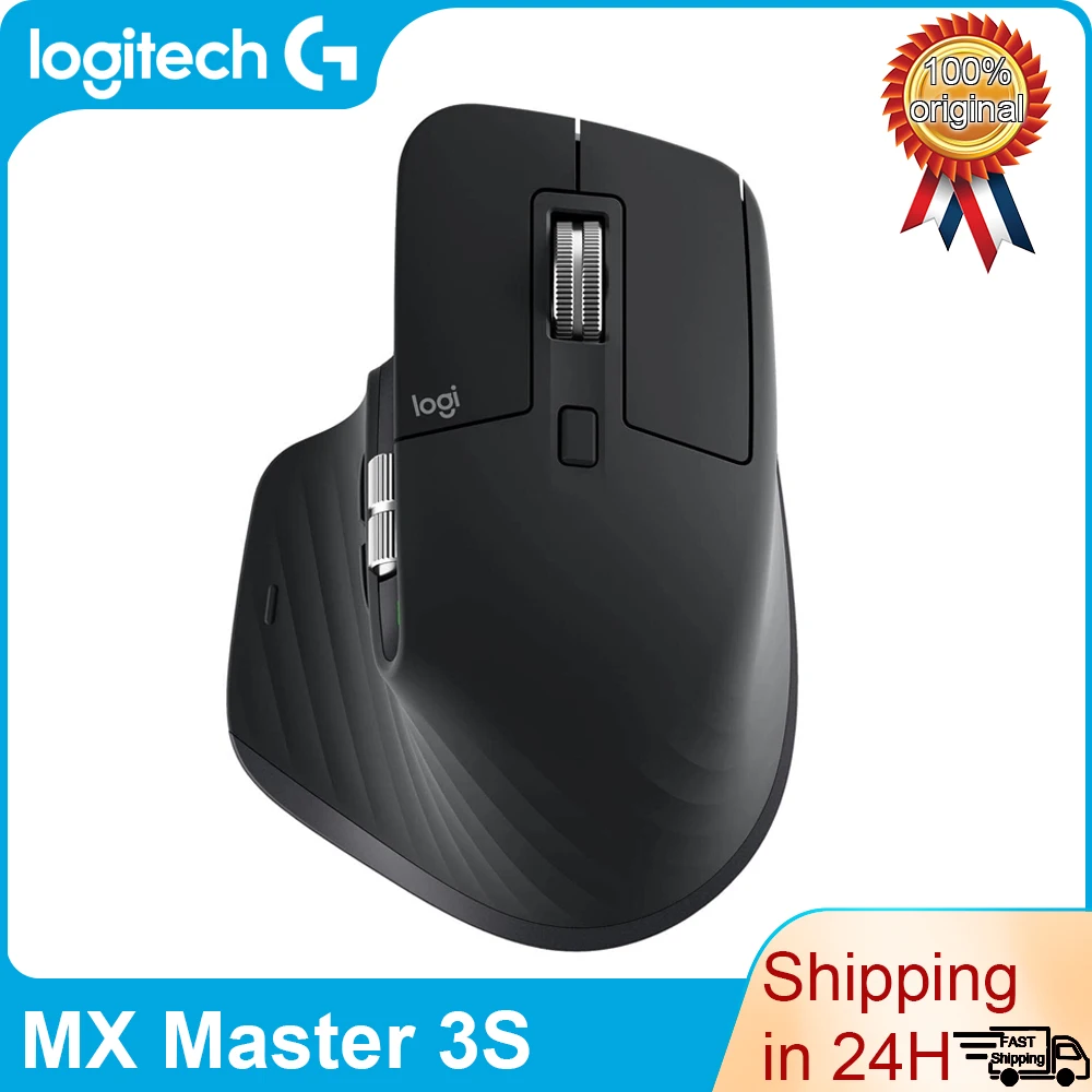 

Оригинальная беспроводная мышь Logitech MX Master 3S Bluetooth мышь 8000DPI ультра-быстрая прокрутка мыши тихий клик офисная игровая мышь