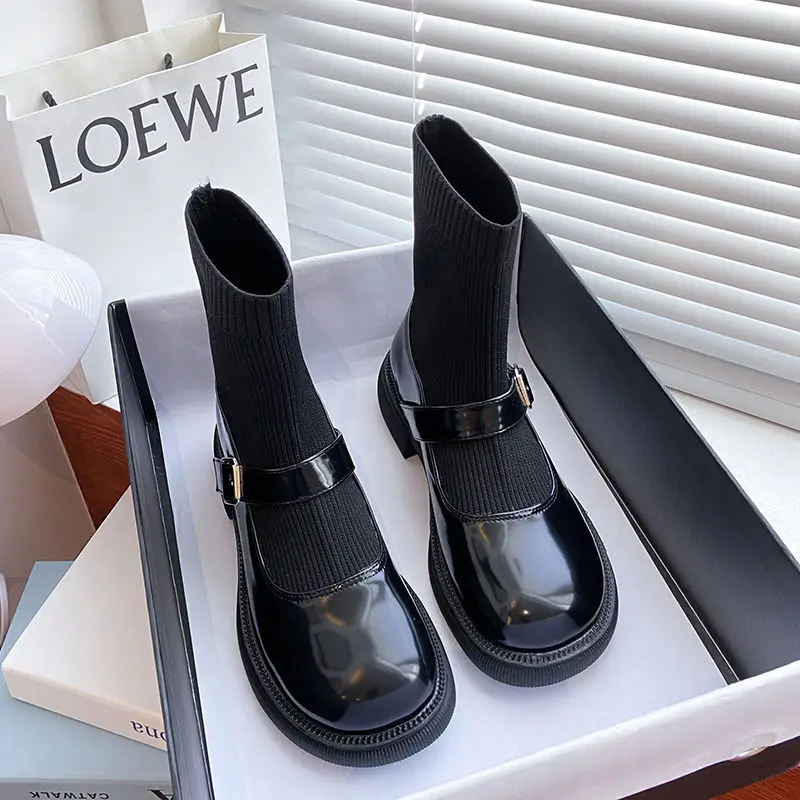 Woman Fashion Hidden Wedge Heel Casual Shoes Spring Autumn Women's High Heels Shoes Breathable Platform Oxfords Outdoor Shoes