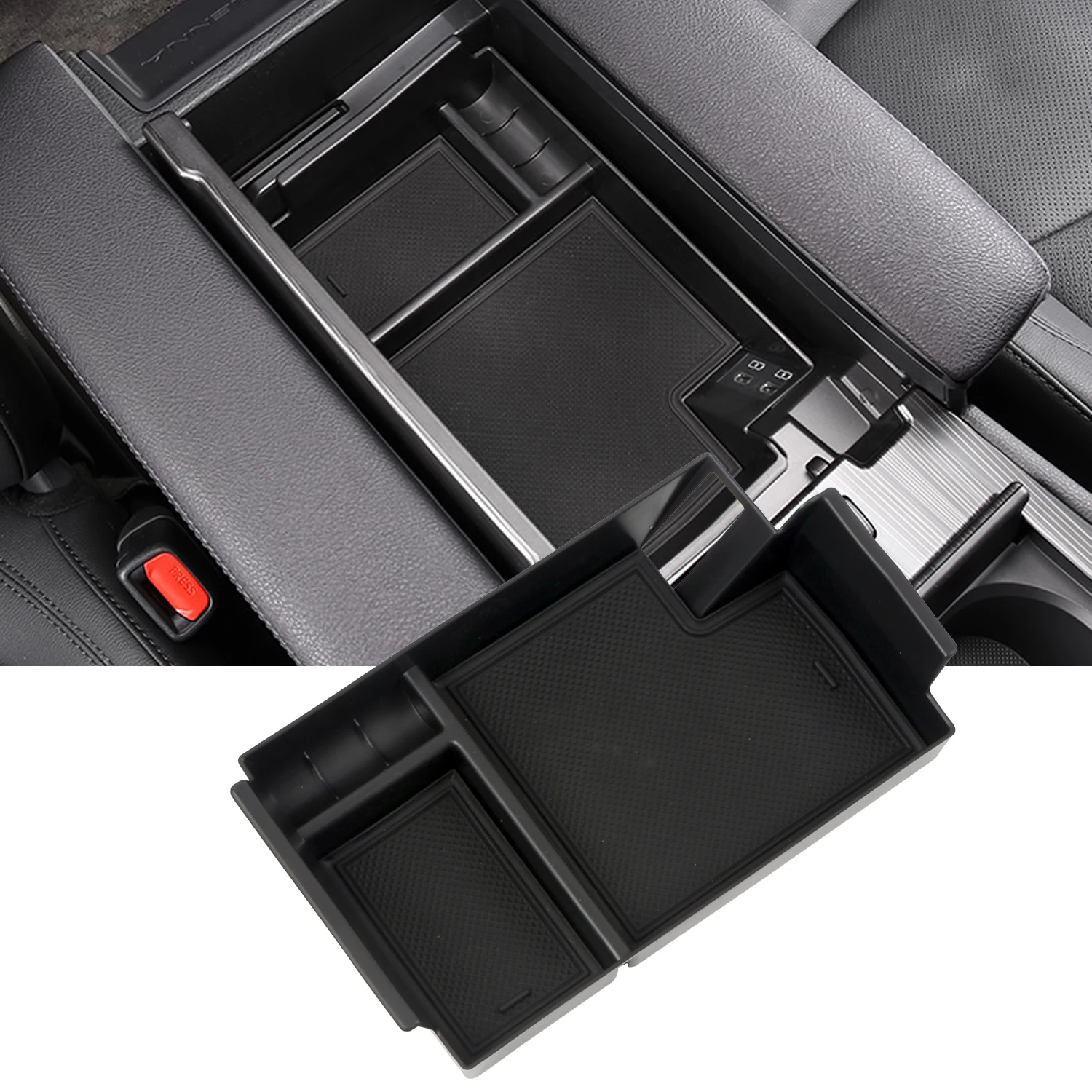 

For Toyota Sienna 2021 2022 Car Styling Accessories ABS Plastic Central Armrest Storage Box Organizer Center Console Containers