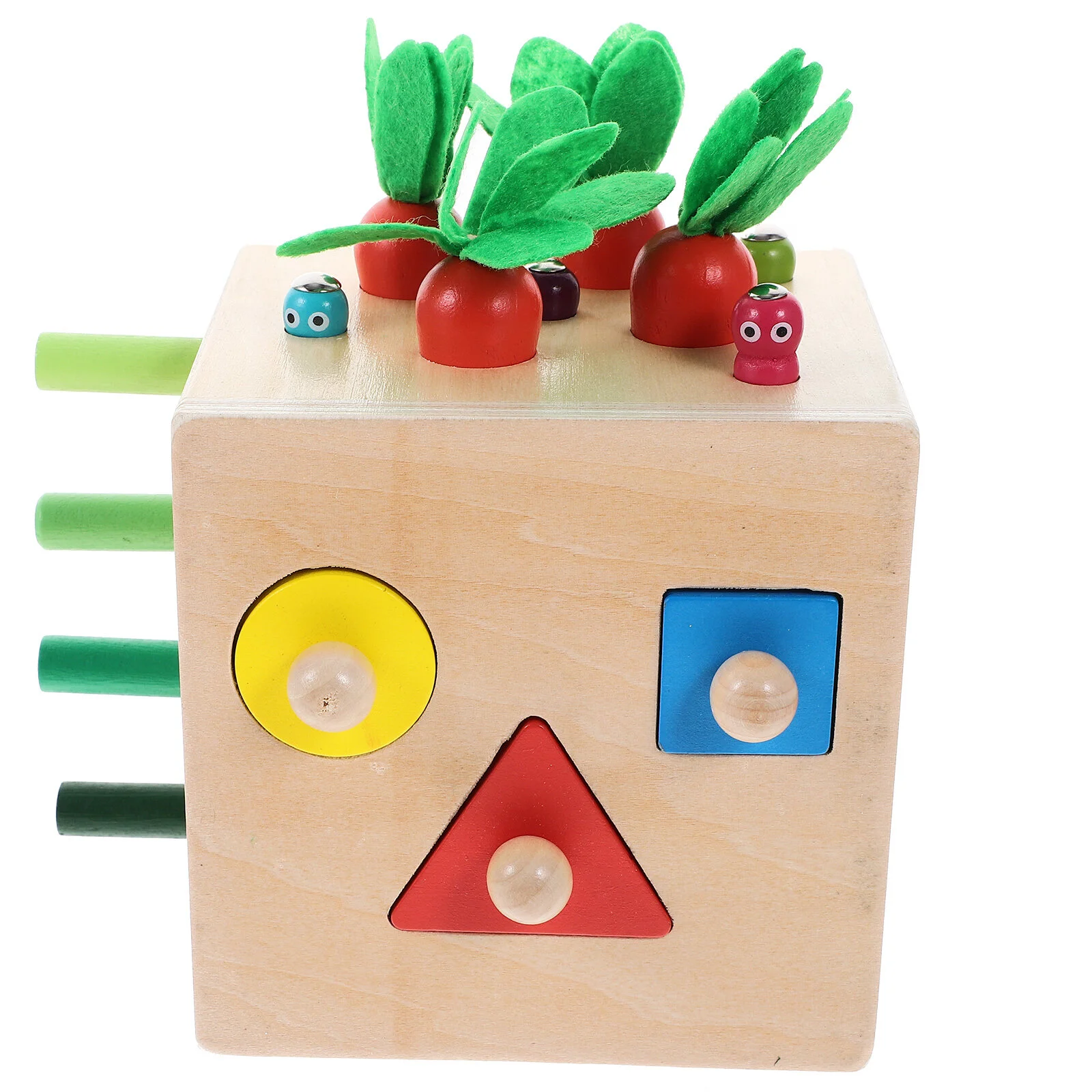 

Детские игрушки, развивающие деревянные шестисторонние коробки для малышей, Монтессори, Развивающие детские когнитивные Игрушки для малыш...