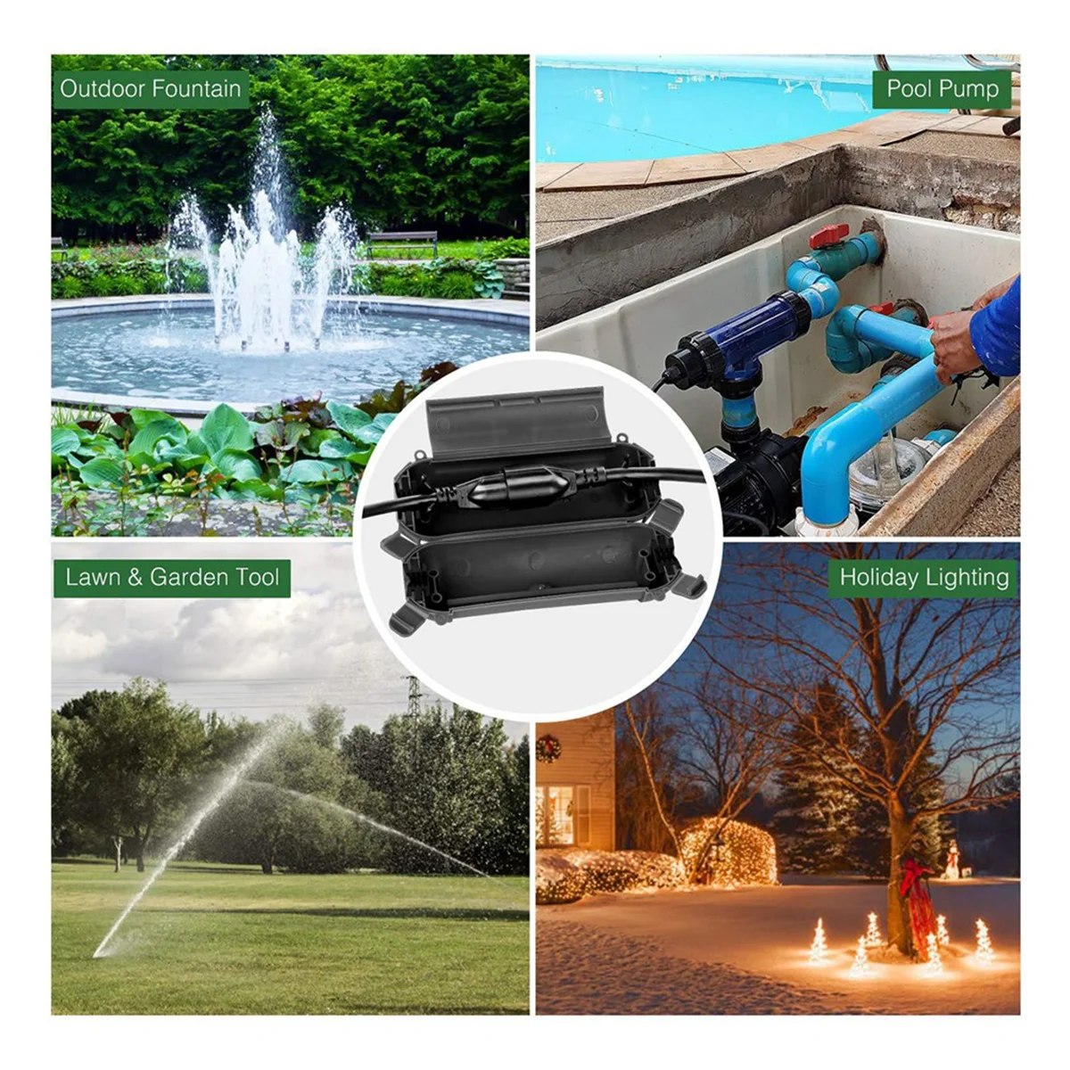 4 шт./упаковка Удлинительный шнур для защиты от атмосферных воздействий