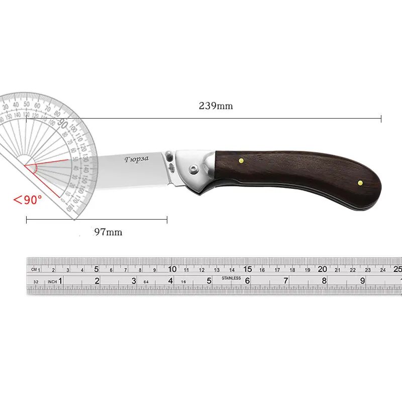 Складной нож Военный для переноски защитный Мини-нож улицы M390 искусственный