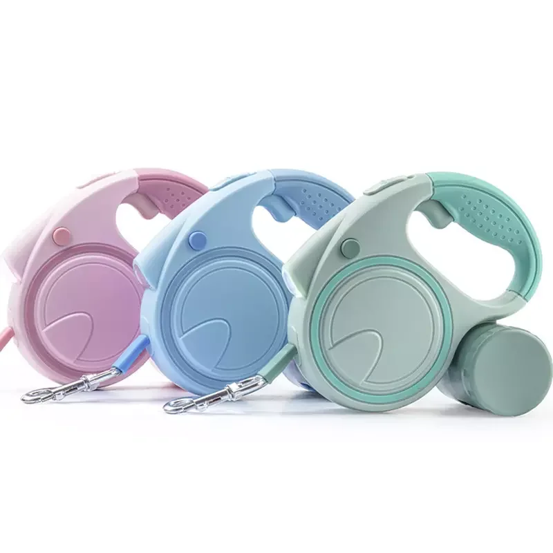 

5m Dog Leashes Led Light Automatic Retractable Nylon Pet Dog Leash Rope Eco Popular Automatic Dog Leash In Stock