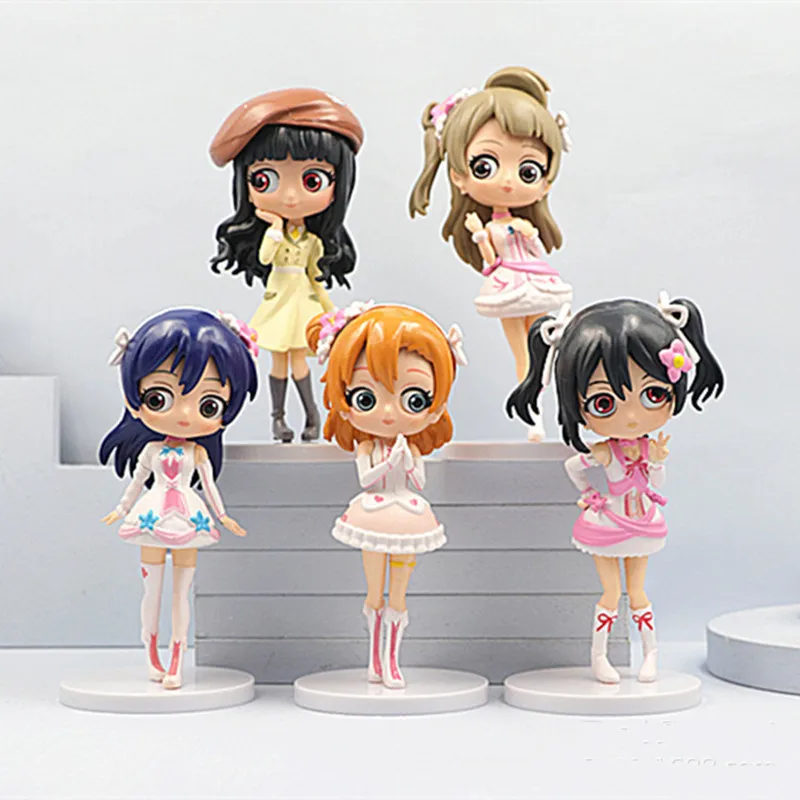 

5 шт./компл. аниме LoveLive экшн-фигурки 13 см kotory Minami коллекционные ПВХ фигурки, игрушки