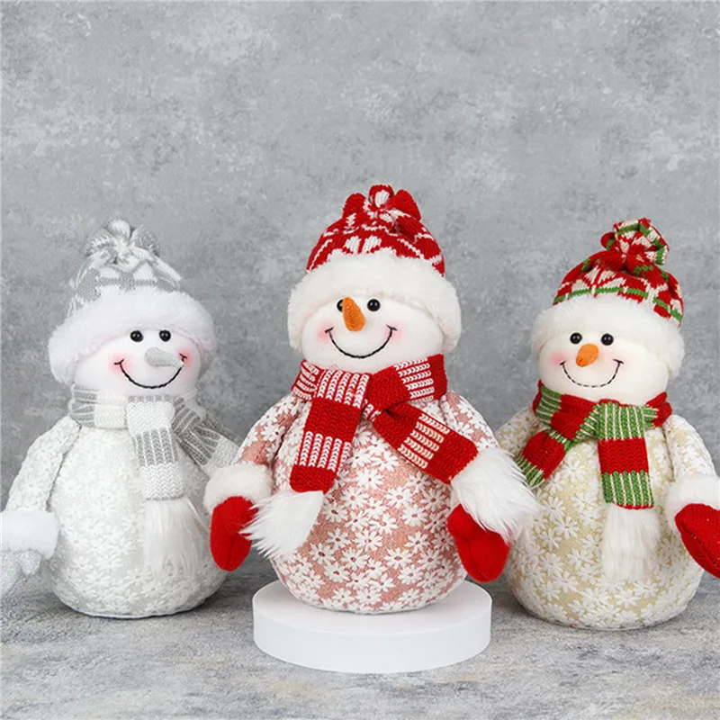 

Новинка 2023, Рождественская плюшевая Фигурка Санта-Клауса из пенопласта, украшение, Рождественский праздничный подарок, праздничные украшения для вечерние, новый год