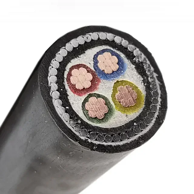 Третий кабель Zhengzhou 4 ядра вентиляционном форме 120 мм2 луженый медный сердечник