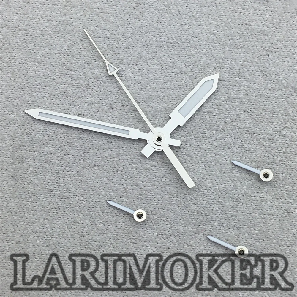 LARIMOKER черные красные белые серебряные аксессуары для часов 6-контактные стрелки