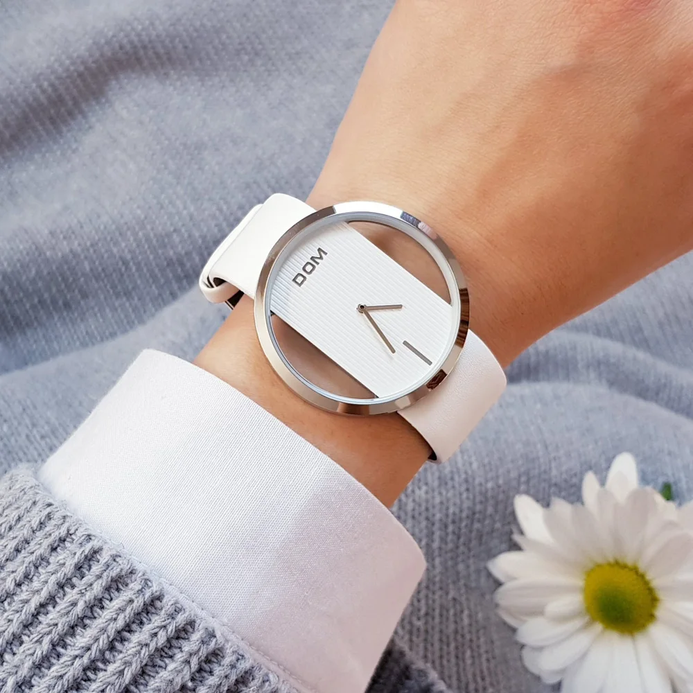 Matching Fashion  Watches Japan Movement Women's Watches Quartz Watch Wristwatch Girl Waterproof Simple Clock Genuine Leather enlarge