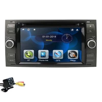 2din car autoradio 7 inch dvd monitor for ford focusfiestakugac maxconnectfusiongalaxymondeos maxtransit swc rds bt cam