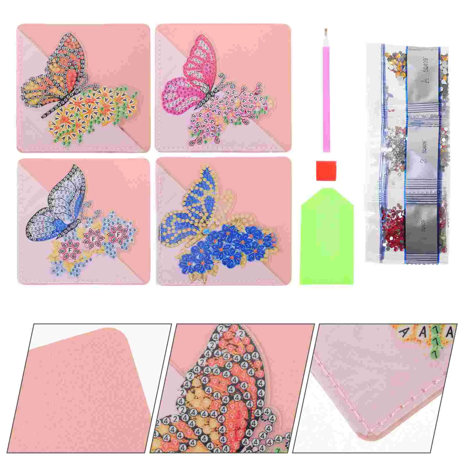 

DIY Diamond Book Marks Bookmarks Corner Marker Decor Rhinestone Page Diamonds Rhinestones