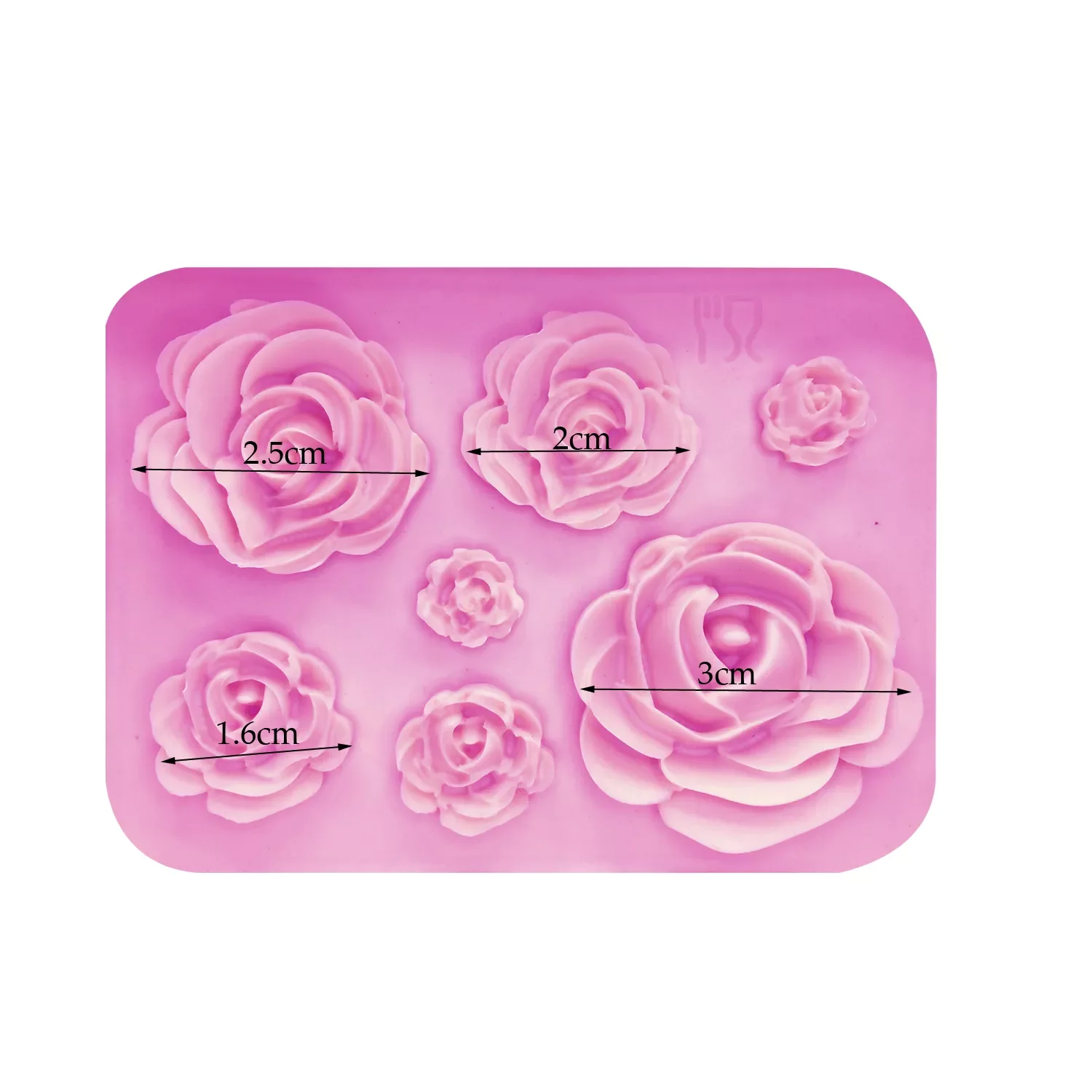 

Portable Kitchen Rose Flowers Mold Silicone Mold Cake Chocolate Mold Wedding Cake Decorating Tools Fondant Sugarcraft Cake Mold