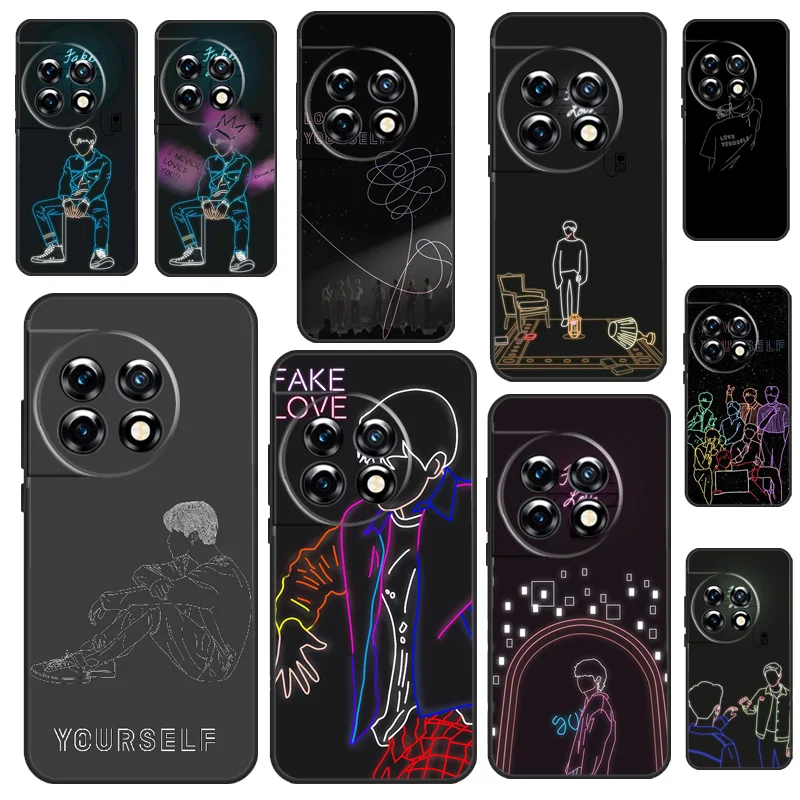 Фото Чехол Love Yourself Art Cover для OnePlus 13 12 R 11 9 10 Pro 8T 9RT 10T OnePlus Nord 4 CE 2 3 Lite N20 N30 №1