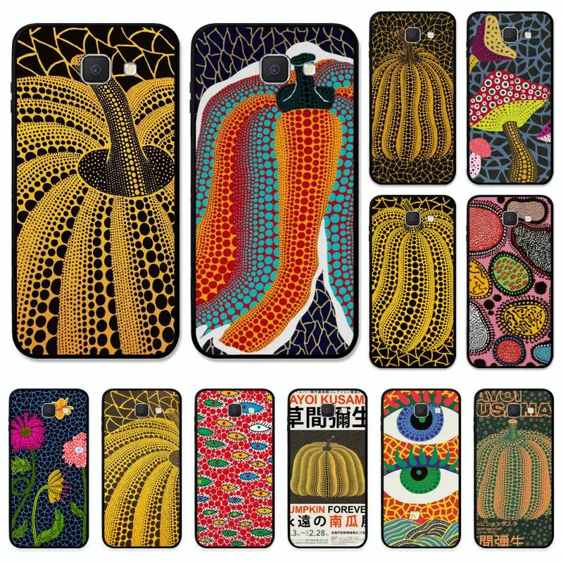 

Yayoi Kusama Pumpkin Art Phone Case for Samsung J8 J7 Core Dou J6 J4 plus J5 J2 Prime A21 A10s A8 A02 cover