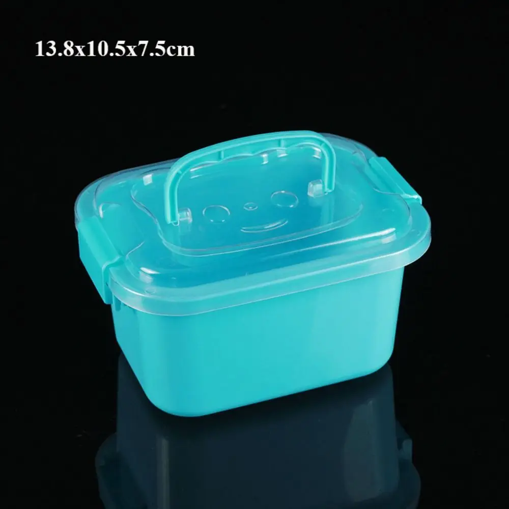 Пластиковый контейнер для хранения, прочный прозрачный контейнер для мелких предметов, квадратные упаковочные коробки, держатель для электроинструментов