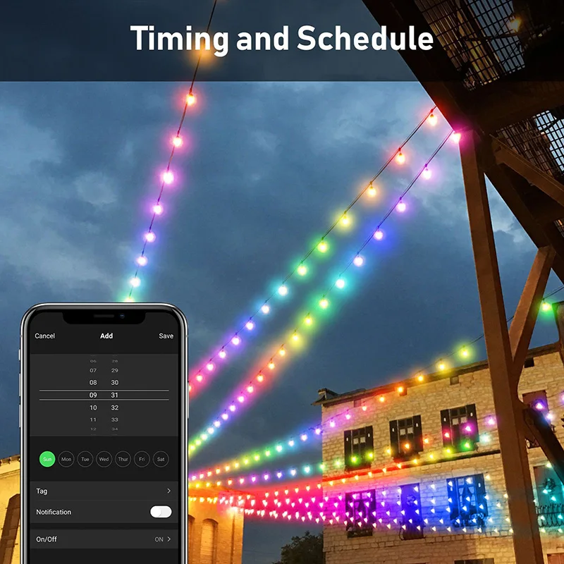 

Led Decor Lights Wifi Ip65 Intelligent Strip Light Waterproof Strip Light Smart Globe Fairy Lights For Hello Fairy Rgb Usb 5v