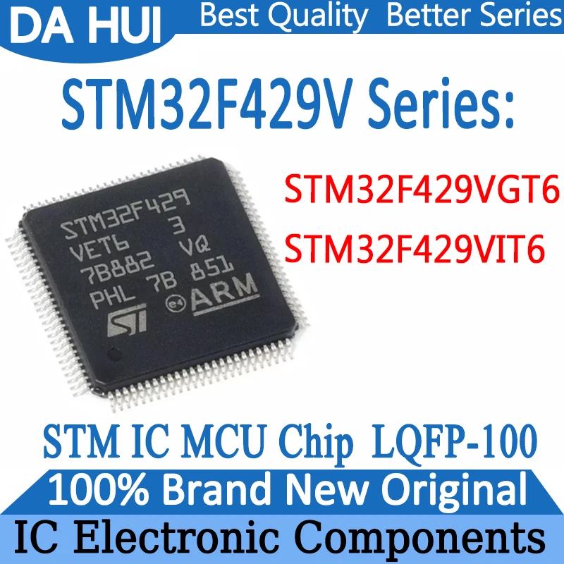 

STM32F429VGT6 STM32F429VIT6 STM32F429VG STM32F429VI STM32F429 STM32F STM32 STM IC MCU Chip LQFP-100 in Stock 100% New Origin