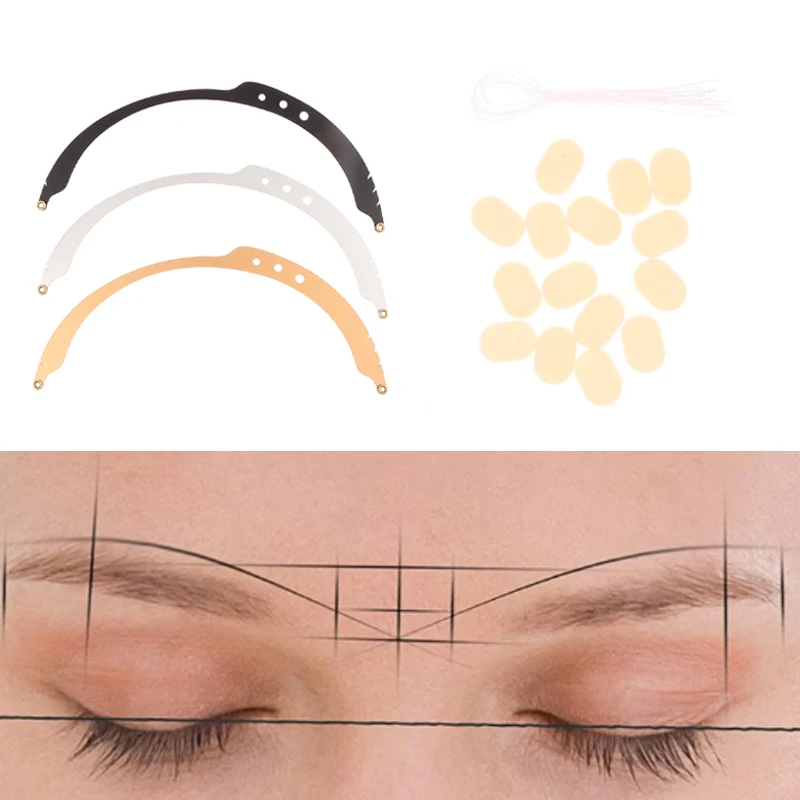 

Makeup Bow And Arrow Line Ruler Measuring Brow String Pre For Mapping Eyebrow Permanent Makeup Tool Positioning A Fixed Point