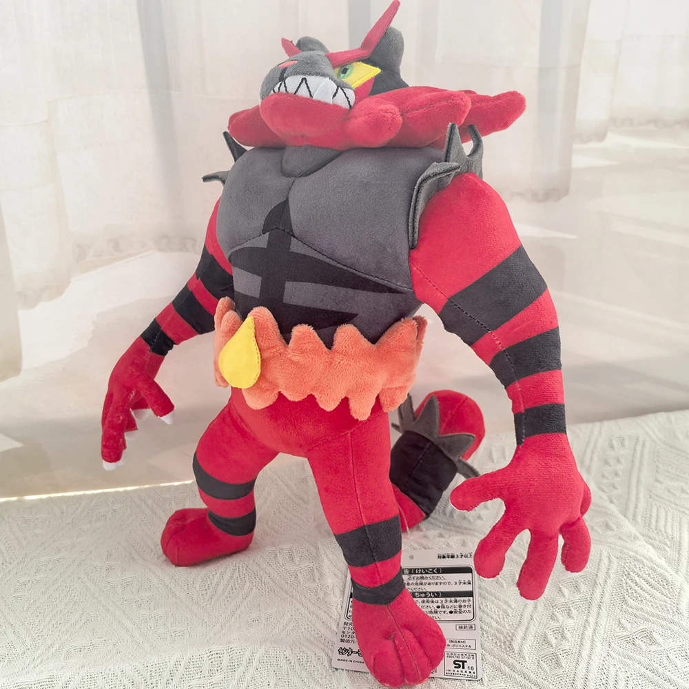 Pokemon LEGENDS Incineroar 13 &quotПлюшевая игрушка Алый Фиолетовый переключатель Игра Огненный