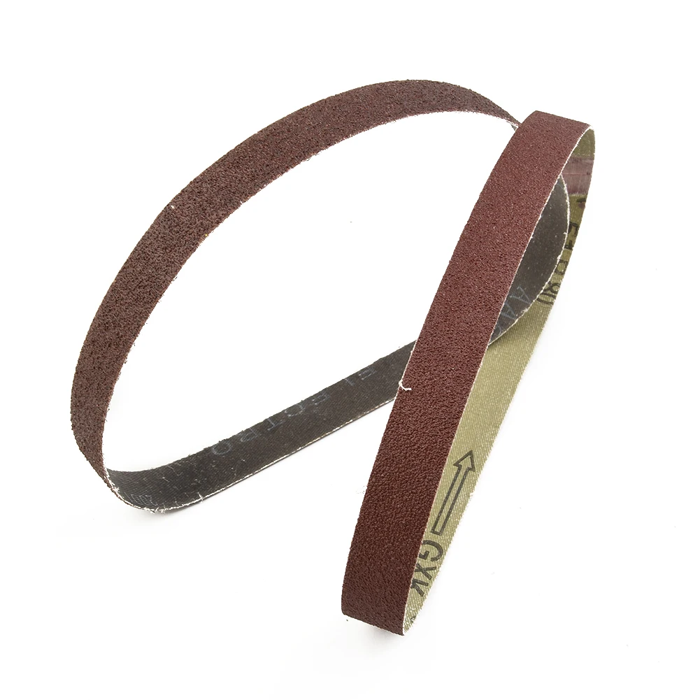 

60pcs Polisher Sanding Belts 13x457mm 40 60 80 120 180 240G Rit For Black Decker Polishing Sander Belts Woodworking Sand Belts