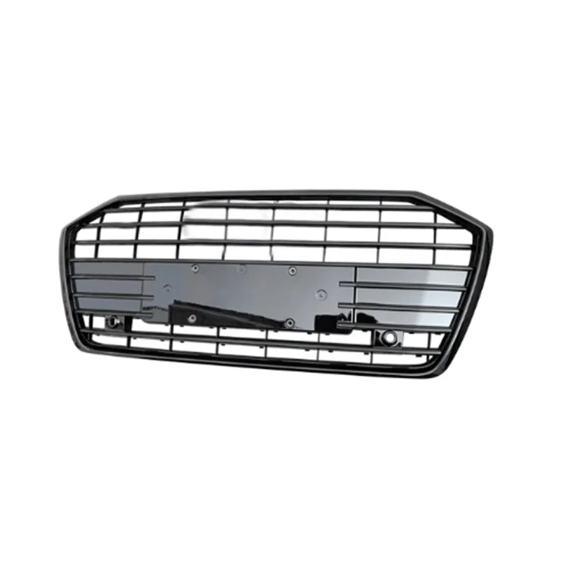 

S6 Style Racing Grill Front Bumper Grille For Audi A6 C8 2019 2020 2021 2022 Car Auto Parts