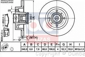 

986479007 для задней крышки диска (AD) оформление (коробка и цена = одна)