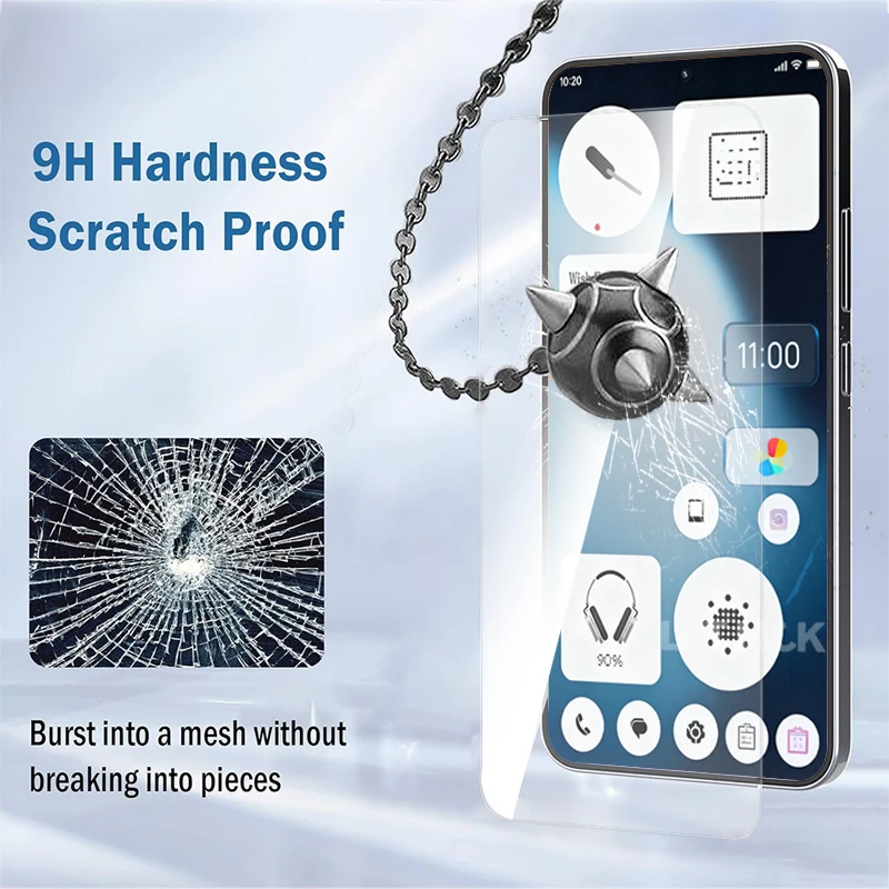 Фото Защитное стекло из 2-4 предметов для телефона Nothing Phone 3a Lite 3a Pro Защитная пленка для экрана Nothing Phone 3 2 1 2a Plus Пленка высокой четкости №4