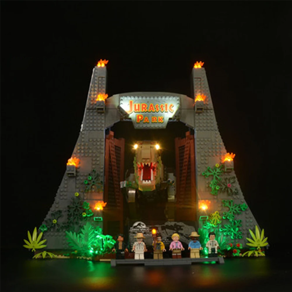 

LED Light Kit For Jurassic Park: T. rex Rampage 75936 Collection Building Blocks Bricks DIY Toys Only Lighting Set No Model