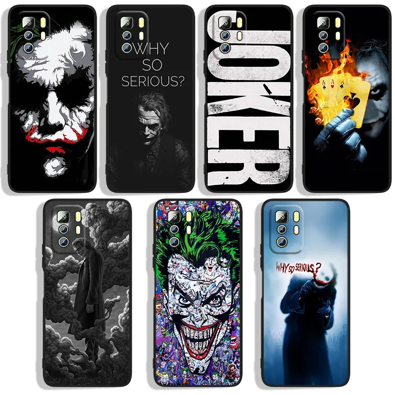 

Dark Knight Joker Karta Phone Case For Xiaomi Redmi Note 11E 11T 11S 10T 10S 9S 9T 8T 7 Pro Plus Lite Max Black Cover