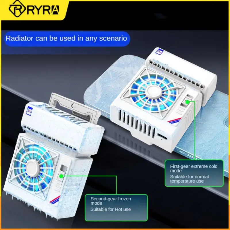 

RYRA Mobile phone air conditioner radiator refrigeration frequency conversion S5 semiconductor mute game live cooling equipment